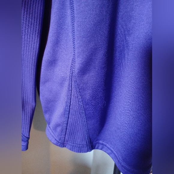 A Puyallup Vikings Baseball Purple Rawlings Fleece Pullover Shirt - Picture 8 of 9